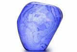 Tall Free-Standing Polished Indonesian Blue Amber #359575-2